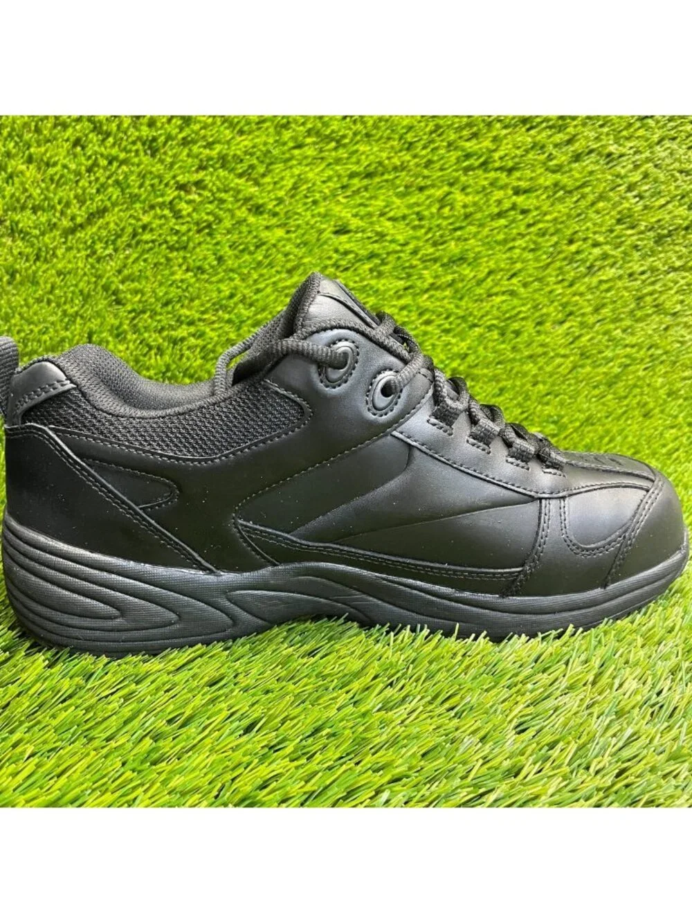 Reebok Centose Mens Size 10.5E Black Leather Composite Toe Safety Work Shoes